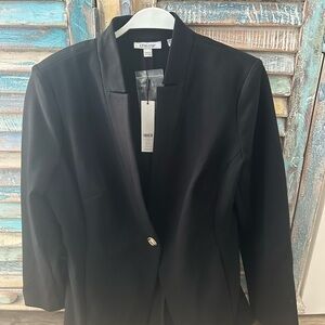 NWT…Chico's Notch Collar Ponte Black Blazer